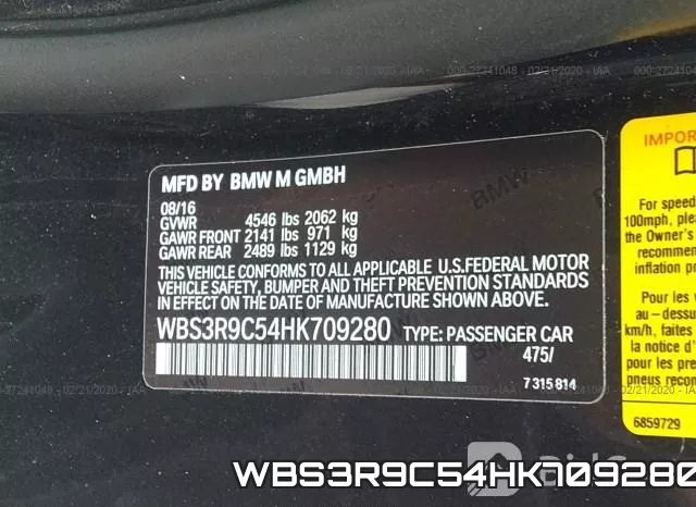 WBS3R9C54HK709280 фото 4