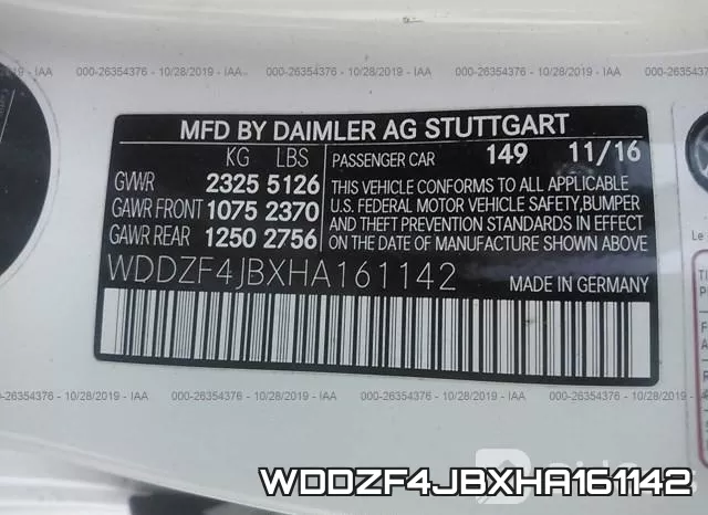 WDDZF4JBXHA161142 фото 7