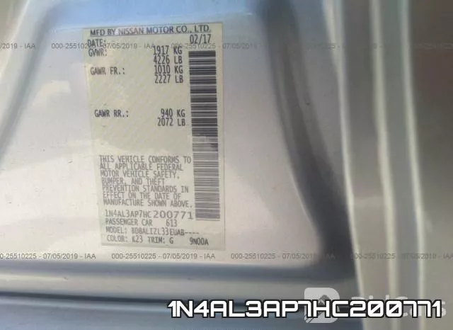 1N4AL3AP7HC200771 фото 6