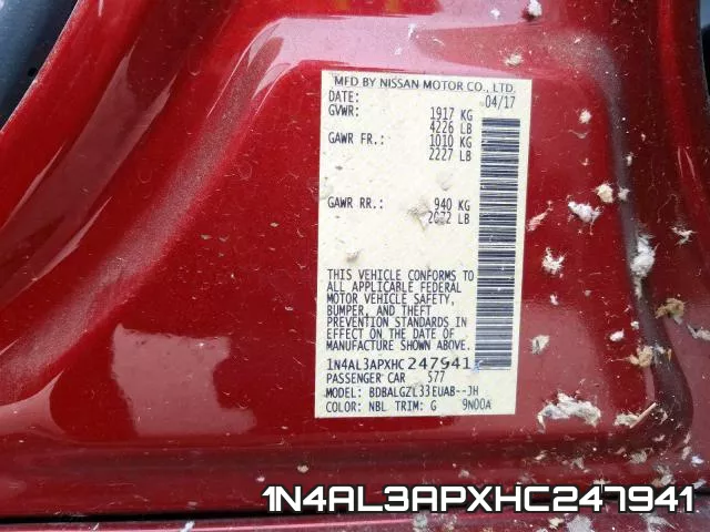 1N4AL3APXHC247941 фото 2