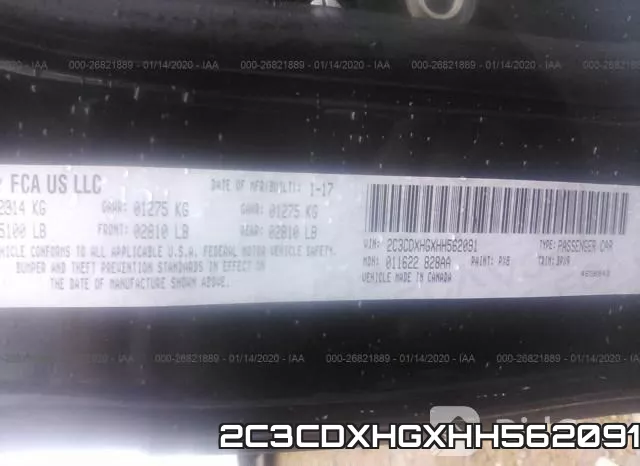 2C3CDXHGXHH562091 фото 6