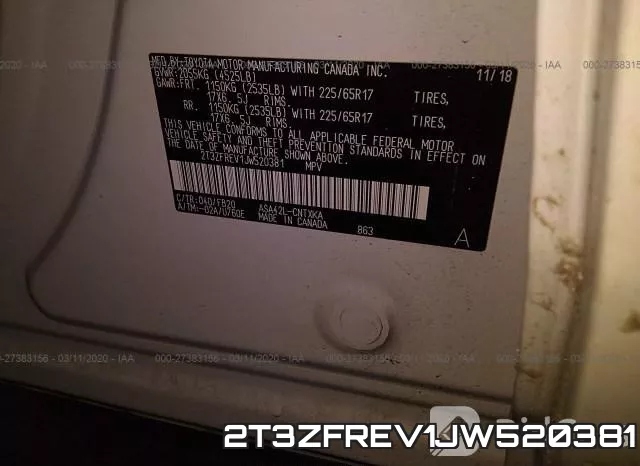 2T3ZFREV1JW520381 фото 9