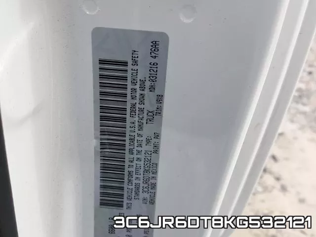 3C6JR6DT8KG532121 фото 2