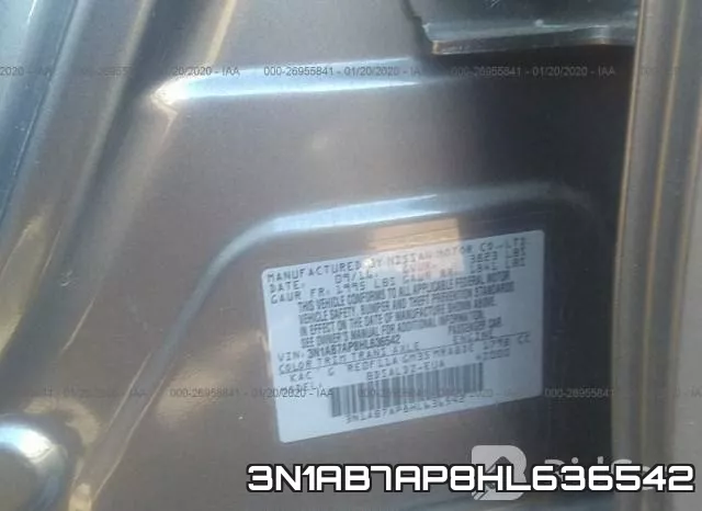 3N1AB7AP8HL636542 фото 5