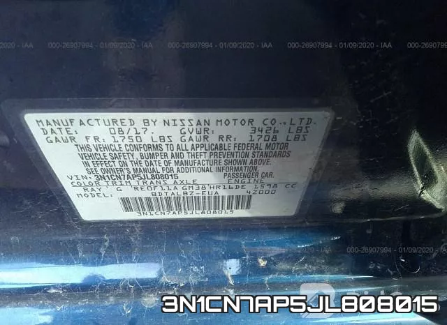 3N1CN7AP5JL808015 фото 8