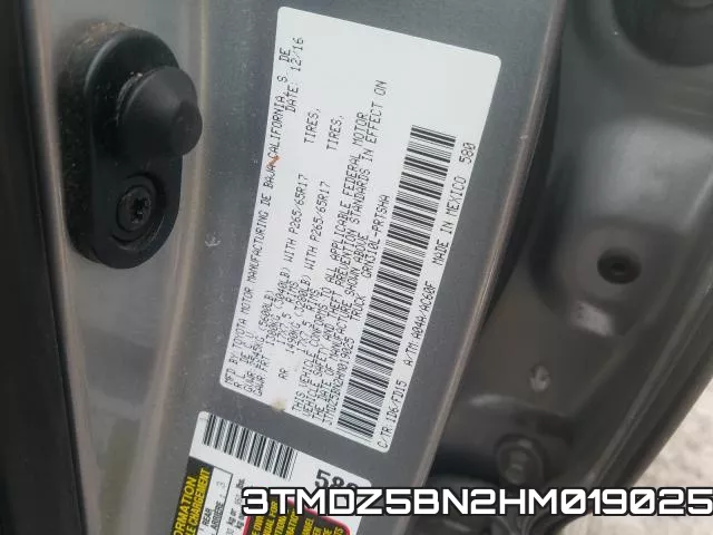 3TMDZ5BN2HM019025 фото 2