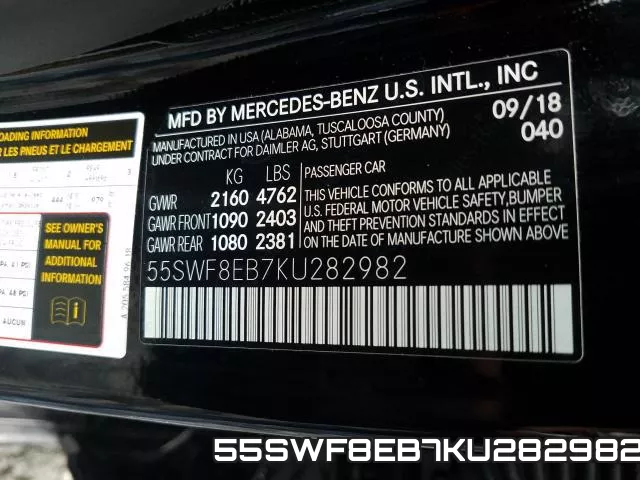 55SWF8EB7KU282982 фото 2