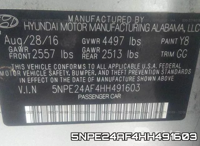 5NPE24AF4HH491603 фото 6