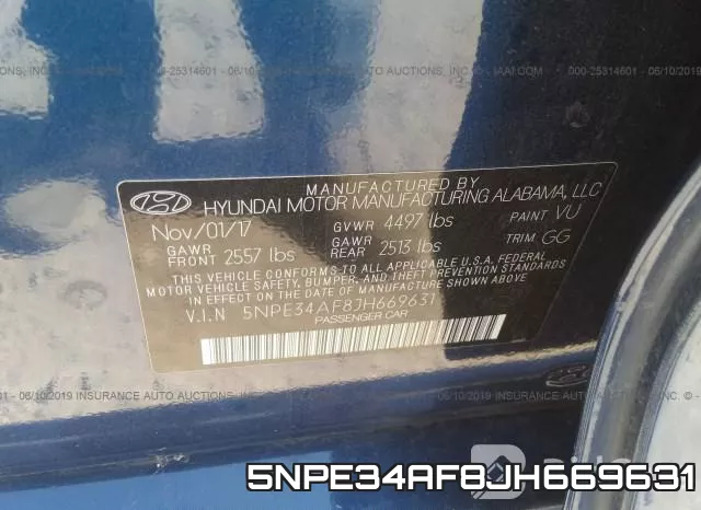 5NPE34AF8JH669631 фото 6