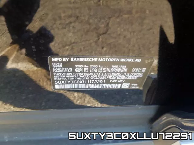 5UXTY3C0XLLU72291 фото 2