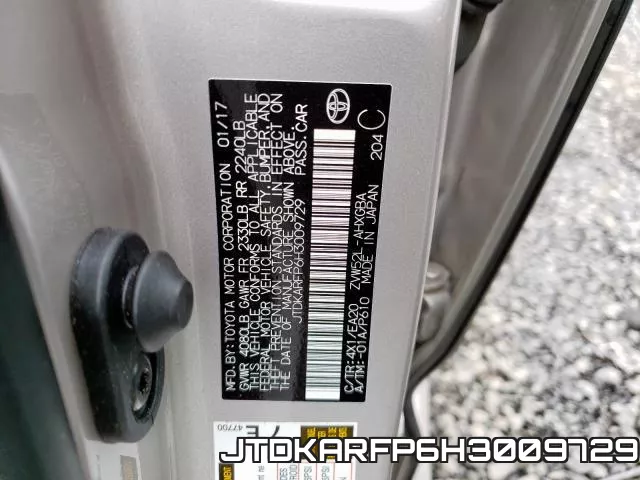 JTDKARFP6H3009729 фото 2