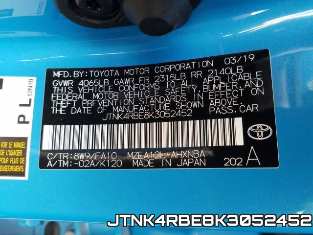 JTNK4RBE8K3052452 фото 2