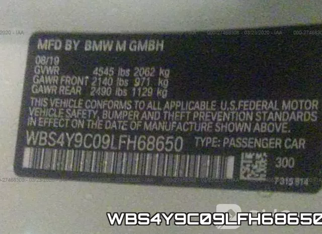 WBS4Y9C09LFH68650 фото 7