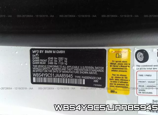 WBS4Y9C51JAA85945 фото 6