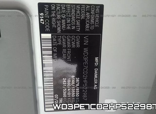 WD3PE7CD2HP522987 фото 9