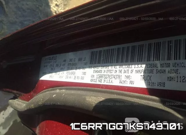 1C6RR7GG7KS743701 фото 7