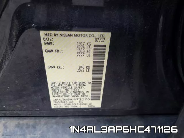 1N4AL3AP6HC471126 фото 2