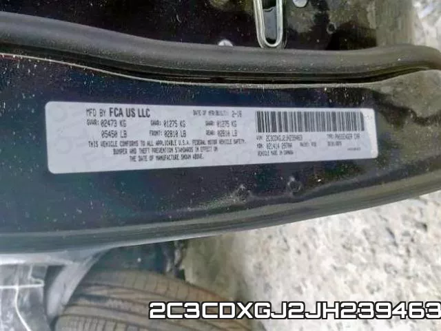 2C3CDXGJ2JH239463 фото 2