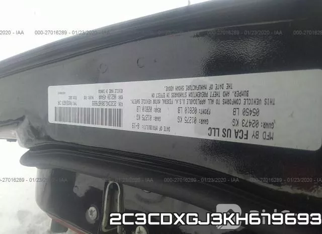 2C3CDXGJ3KH679693 фото 8