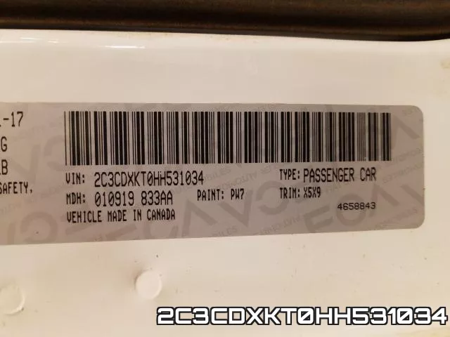 2C3CDXKT0HH531034 фото 2
