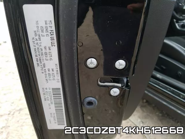 2C3CDZBT4KH612668 фото 2