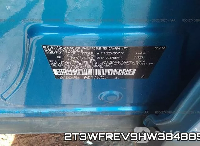 2T3WFREV9HW384885 фото 8