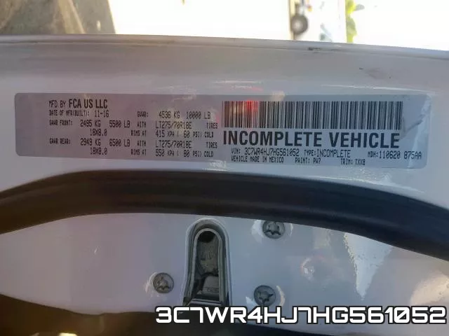 3C7WR4HJ7HG561052 фото 2