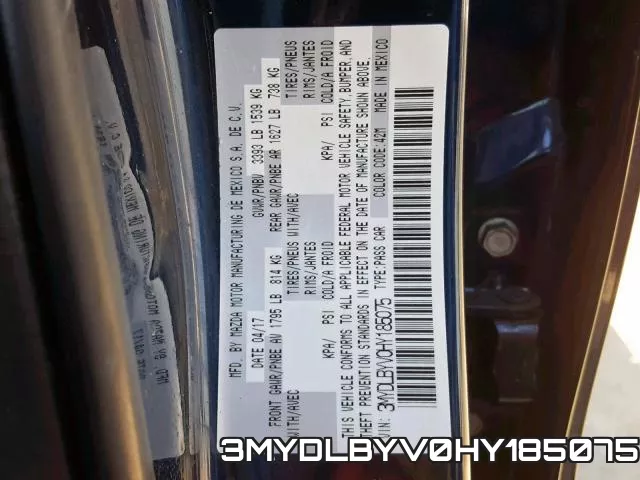 3MYDLBYV0HY185075 фото 2