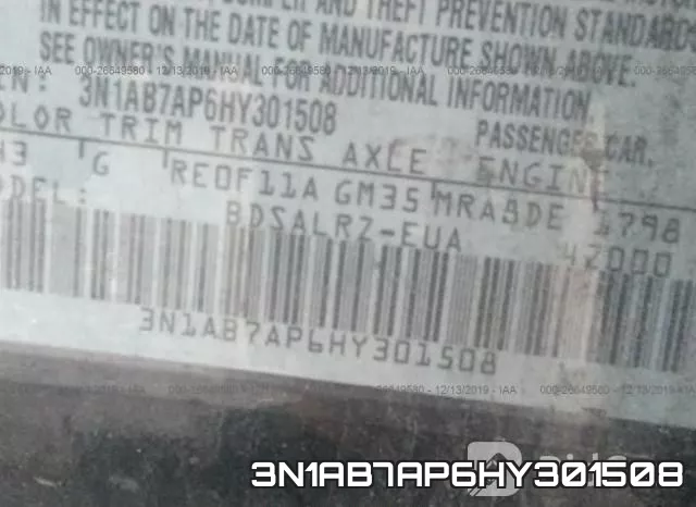 3N1AB7AP6HY301508 фото 10