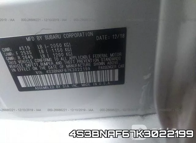 4S3BNAF67K3022199 фото 6
