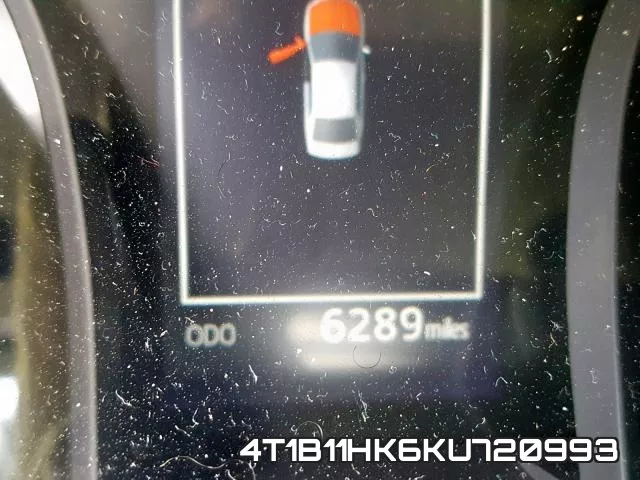 4T1B11HK6KU720993 фото 8