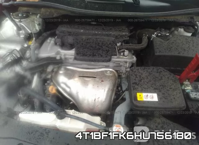 4T1BF1FK6HU756180 фото 2
