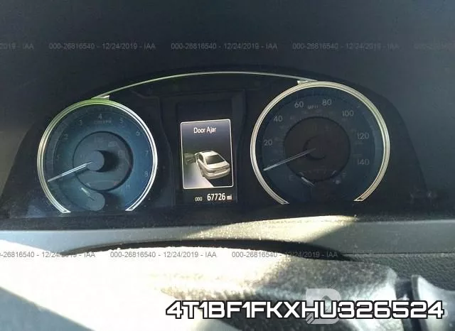 4T1BF1FKXHU326524 фото 8