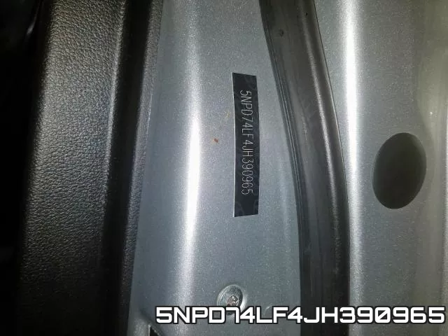 5NPD74LF4JH390965 фото 2