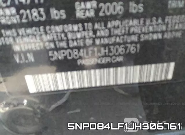 5NPD84LF1JH306761 фото 8
