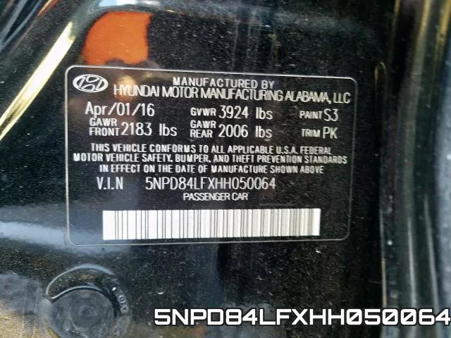 5NPD84LFXHH050064 фото 2