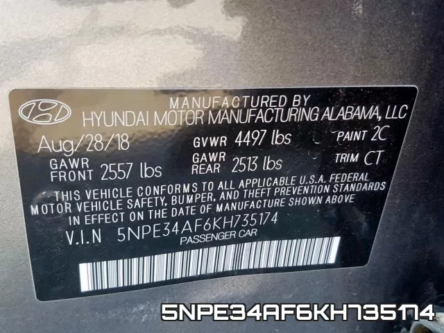 5NPE34AF6KH735174 фото 2