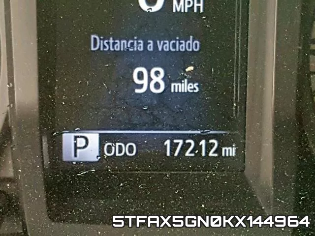 5TFAX5GN0KX144964 фото 8