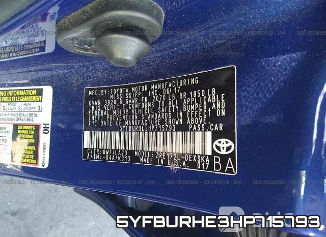 5YFBURHE3HP715793 фото 7