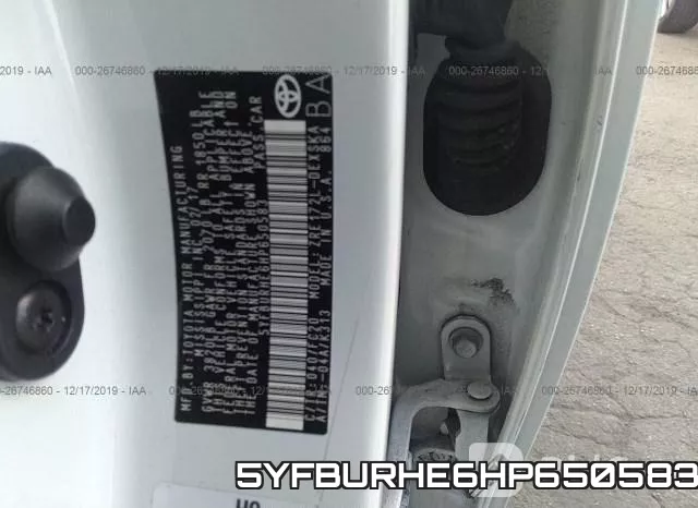 5YFBURHE6HP650583 фото 6