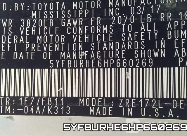 5YFBURHE6HP660269 фото 7