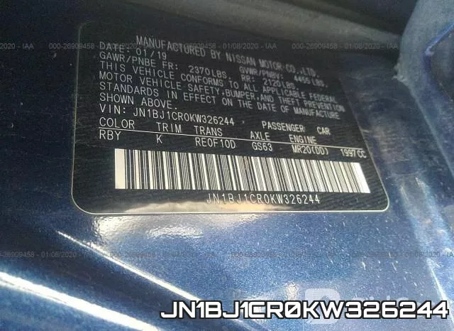 JN1BJ1CR0KW326244 фото 9