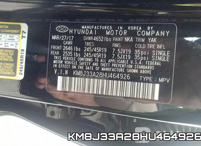 KM8J33A28HU464926 фото 5