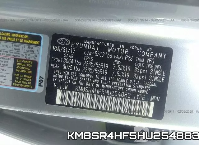 KM8SR4HF5HU254883 фото 7