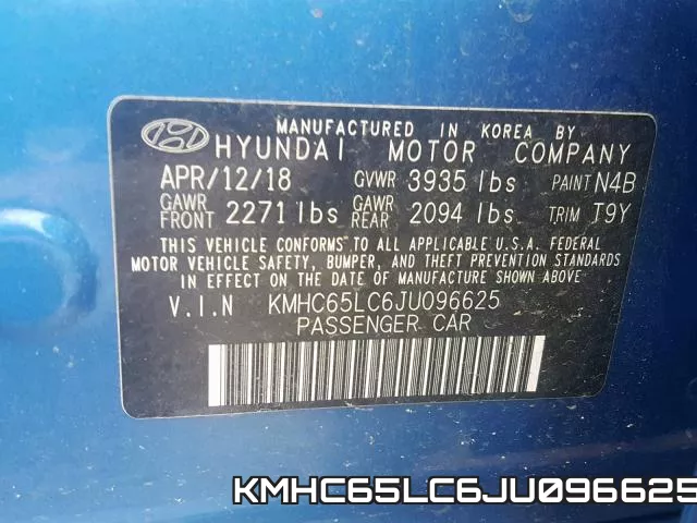 KMHC65LC6JU096625 фото 2