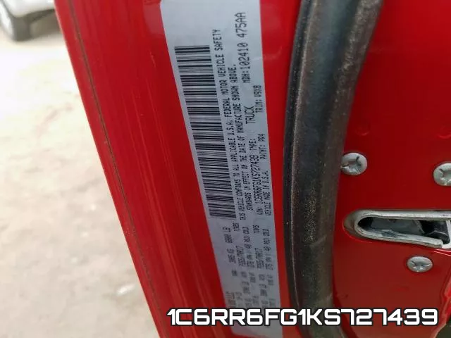 1C6RR6FG1KS727439 фото 2