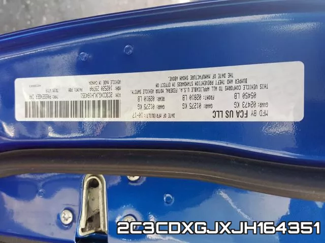 2C3CDXGJXJH164351 фото 2