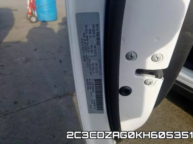 2C3CDZAG0KH605351 фото 2