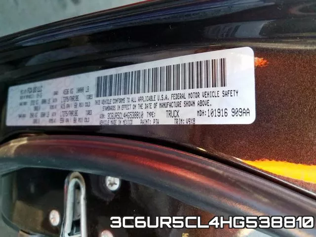 3C6UR5CL4HG538810 фото 2