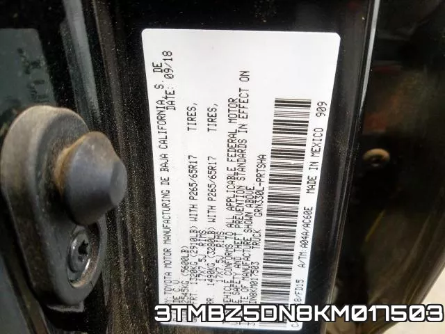3TMBZ5DN8KM017503 фото 2